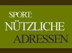 Sport - gli indirizzi utili