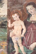 vi.	Madonna con Bambino tra Santa Lucia e Santa Apollonia, affresco, Chiesa di S. Agostino, Narni