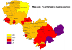 Massimi risentimenti sismici M.C.S. dei comuni della provincia di Terni