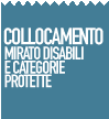 Collocamento mirato disabili e categorie protette